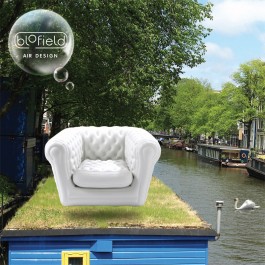 Big Bo Armchair Stone White