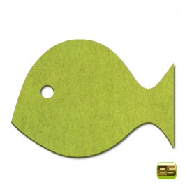 BuzziSpace Fish Green