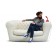 Big Blo Loveseat Stone White