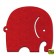 BuzziSpace Elephant Red