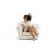 Big Bo Armchair Stone White